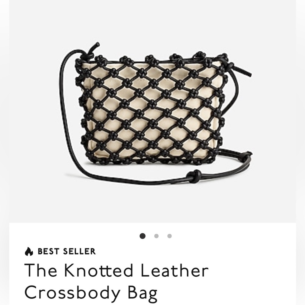Madewell Black knotted crossbody bag